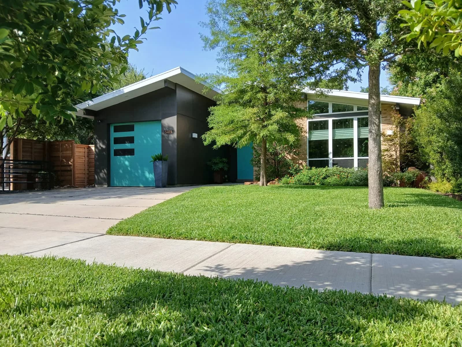 Yard of the Month at 5403 Bradford Dr